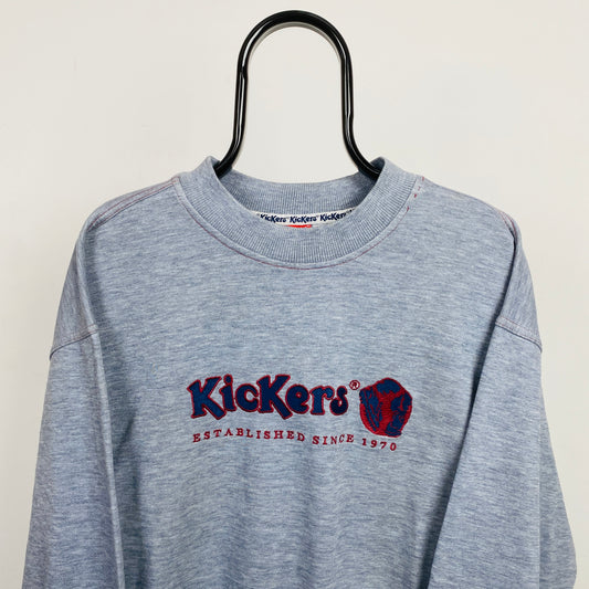 Retro Kickers Sweatshirt Grey Large
