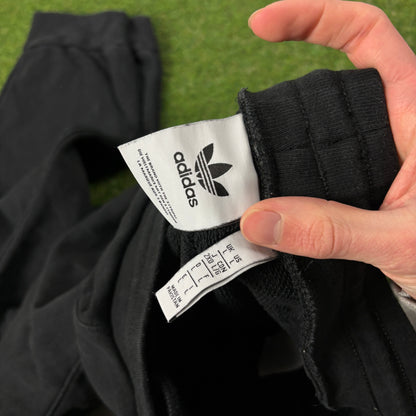 00s Adidas Cotton Joggers Black Large