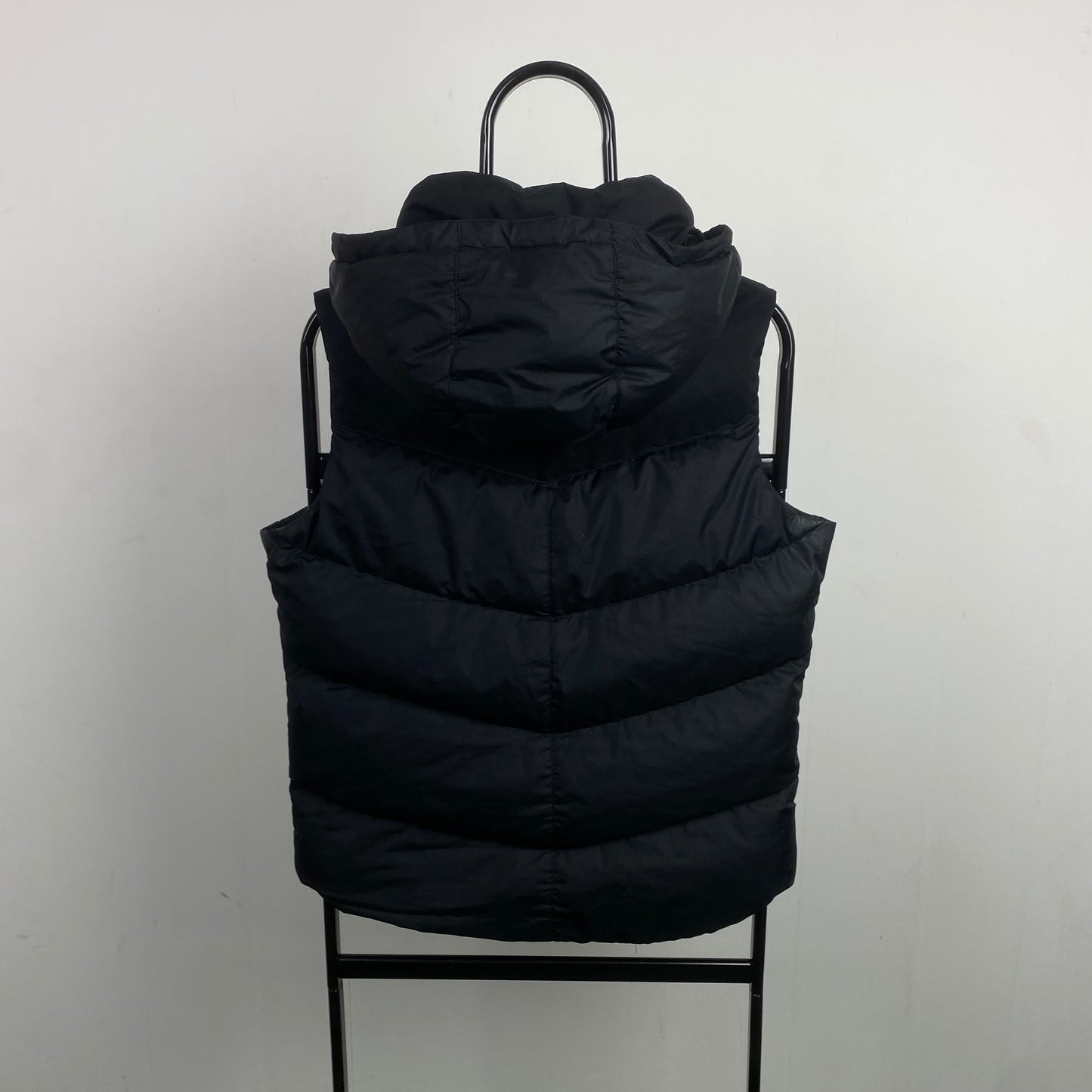 00s Nike Puffer Gilet Jacket Black Medium