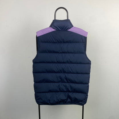 00s Nike Tottenham Hotspur Puffer Gilet Jacket Purple Medium