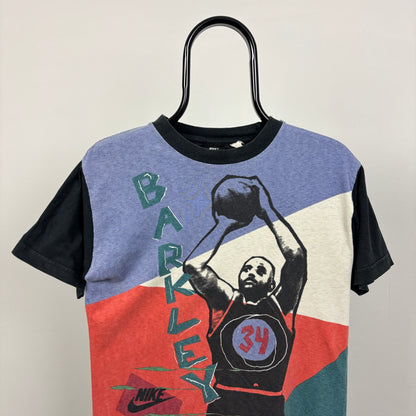 90s Nike Charles Barkley Hoop Heroes T-Shirt Blue XS
