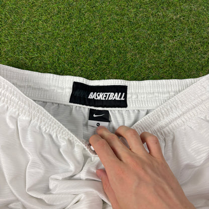 00s Nike Baggy Basketball Shorts White XL