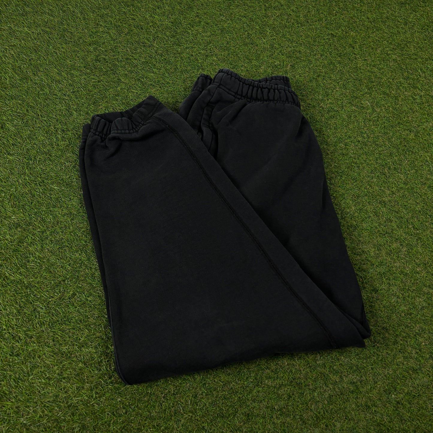 00s Nike Wide Leg Cotton Joggers Black Medium