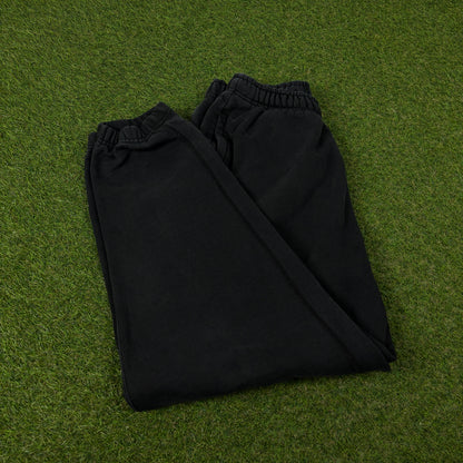 00s Nike Wide Leg Cotton Joggers Black Medium