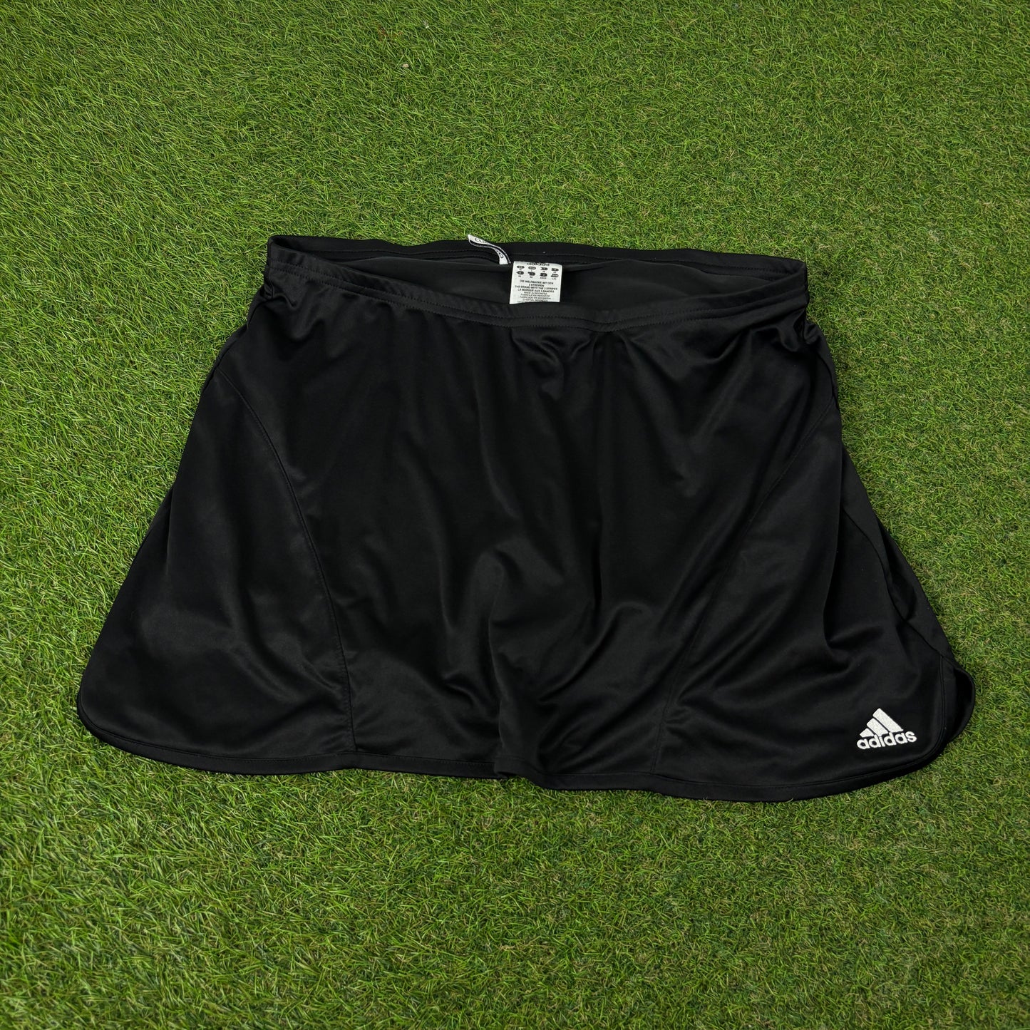 00s Adidas Tennis Skirt Black Large
