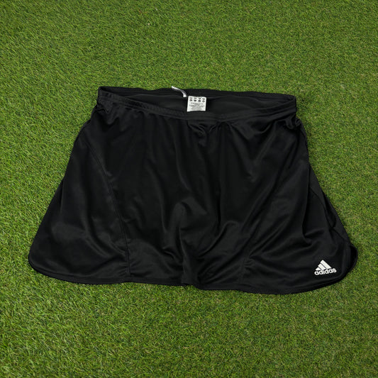 00s Adidas Tennis Skirt Black Large