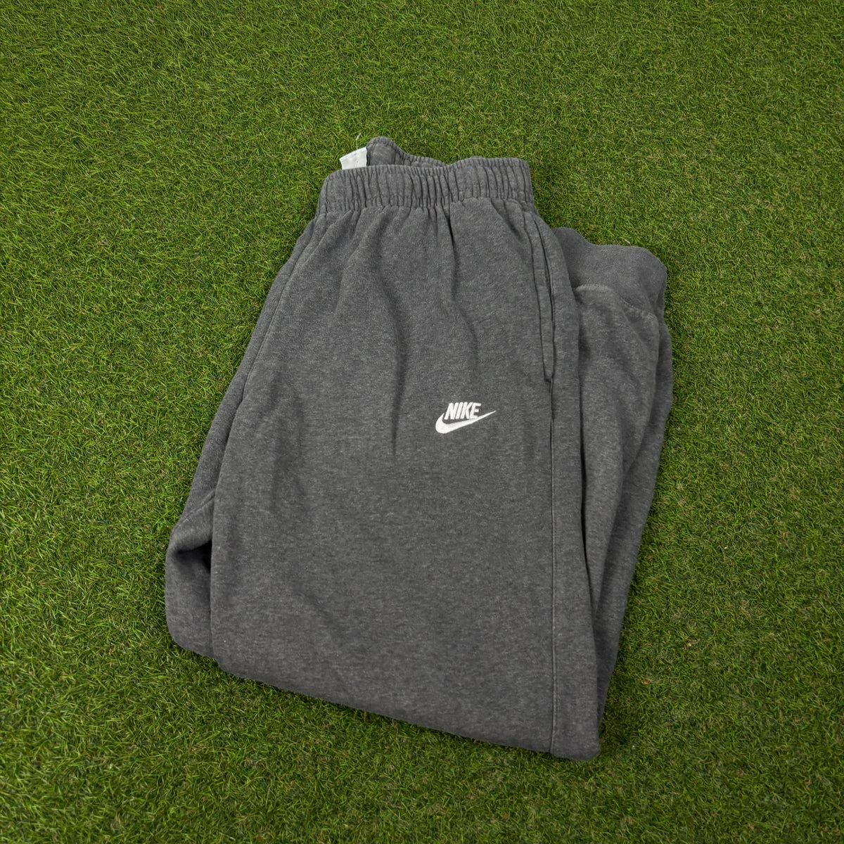 00s Nike Cotton Joggers Grey Medium