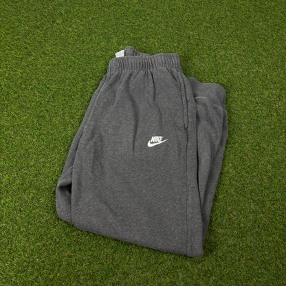 00s Nike Cotton Joggers Grey Medium