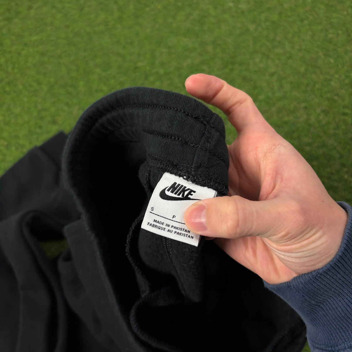 00s Nike Cotton Joggers Black Small