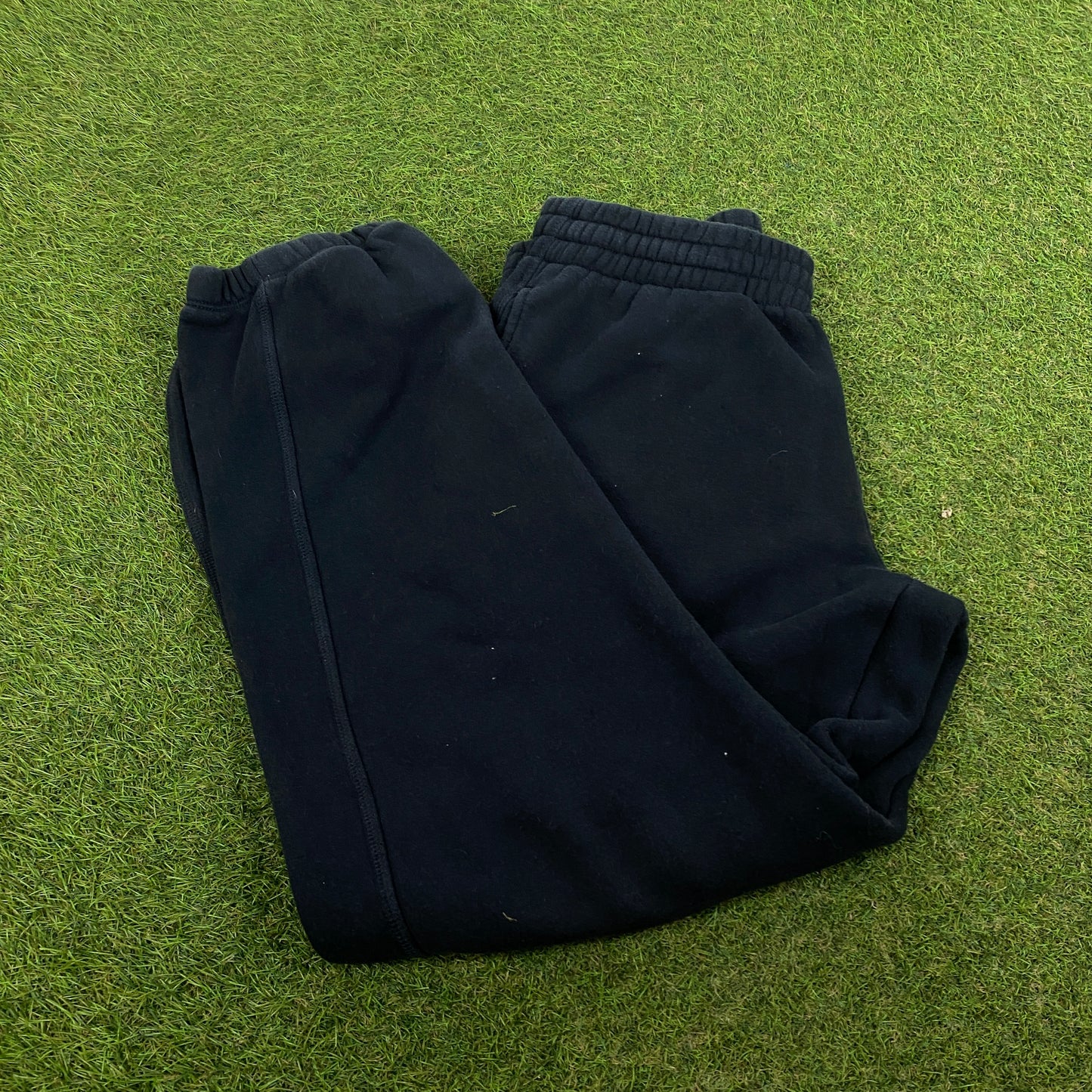 00s Nike Wide Leg Cotton Joggers Blue Small