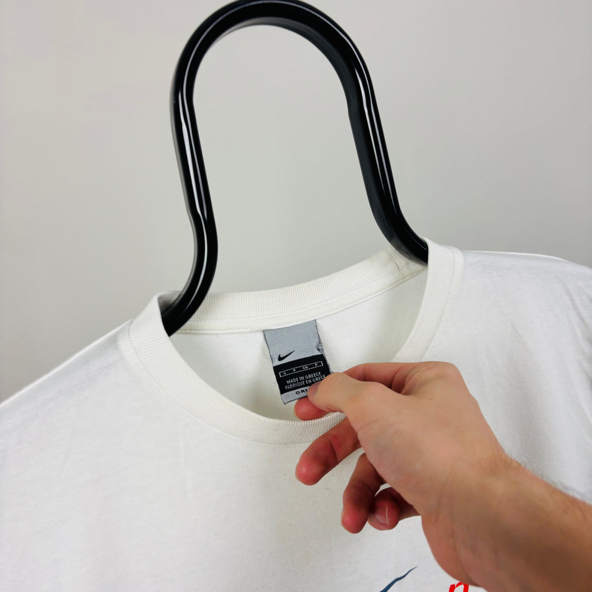 00s Nike Run T-Shirt White Small
