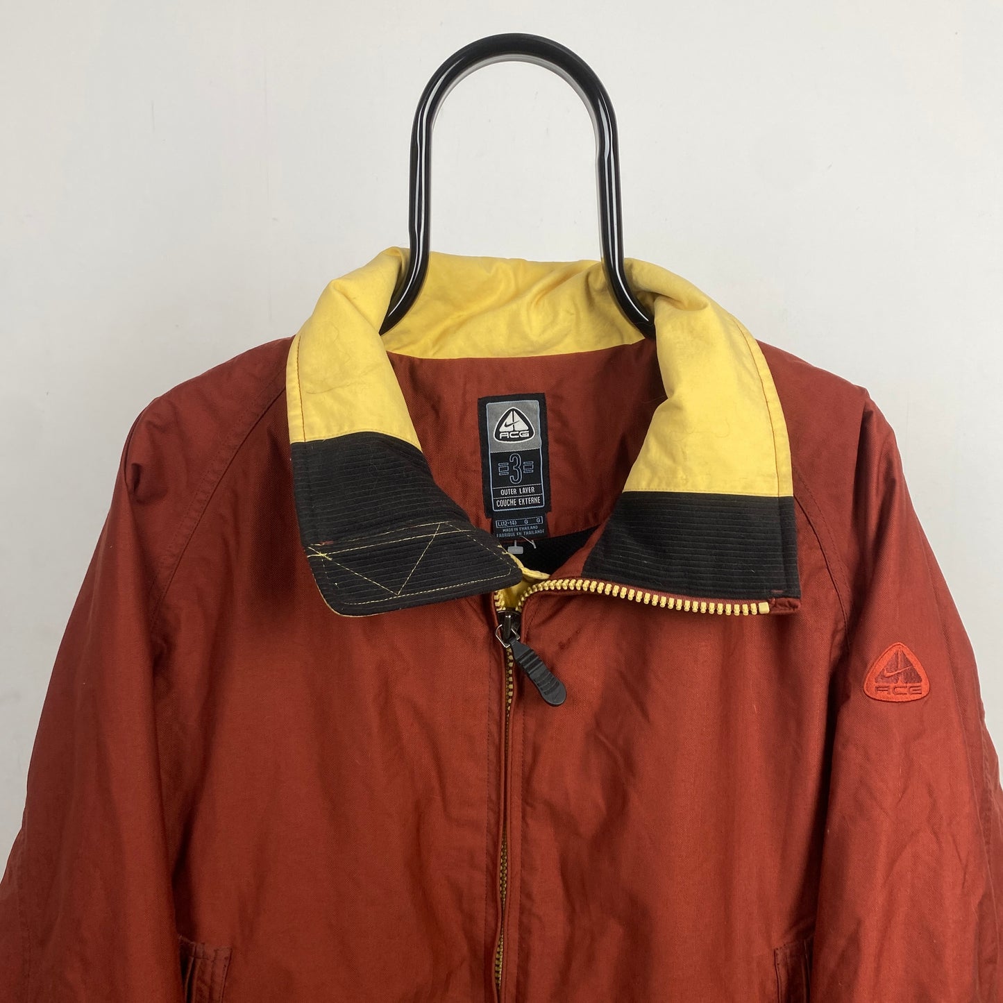 00s Nike ACG Waterproof Coat Jacket Red Womens Large