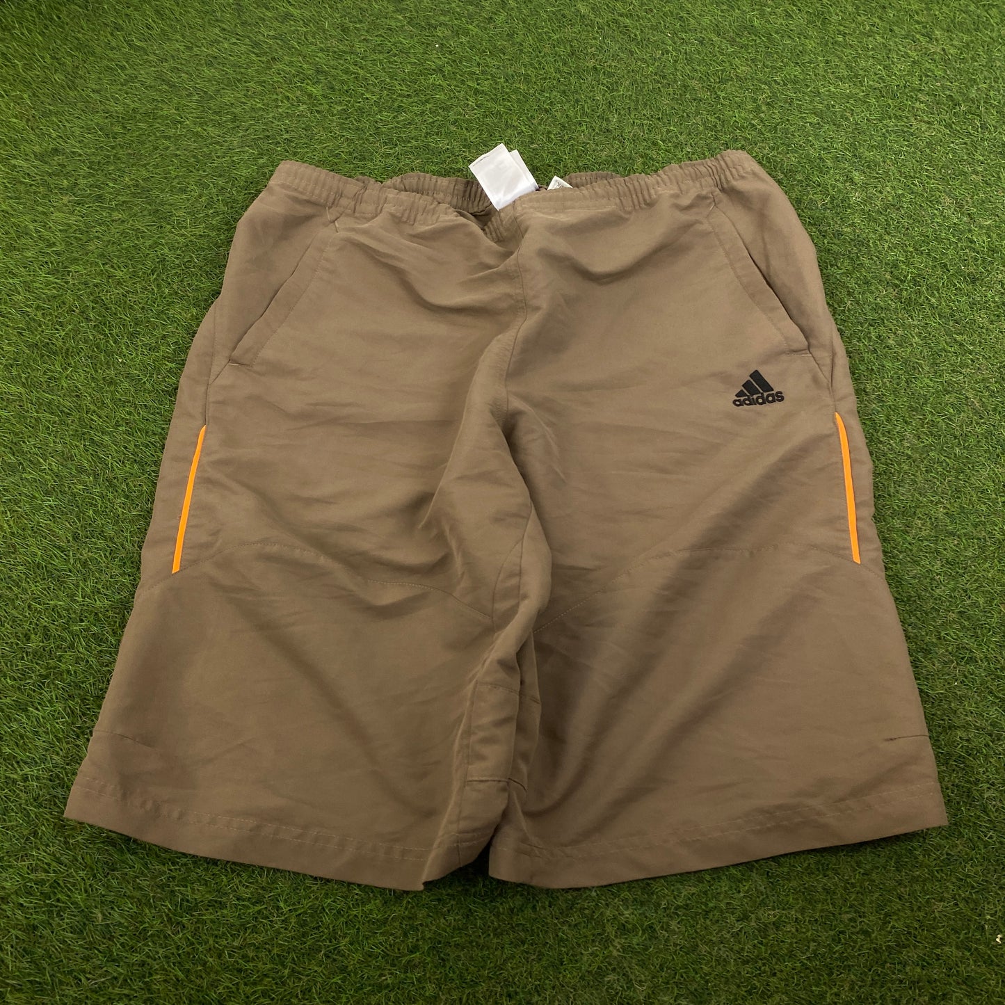 00s Adidas Cargo Shorts Brown Medium