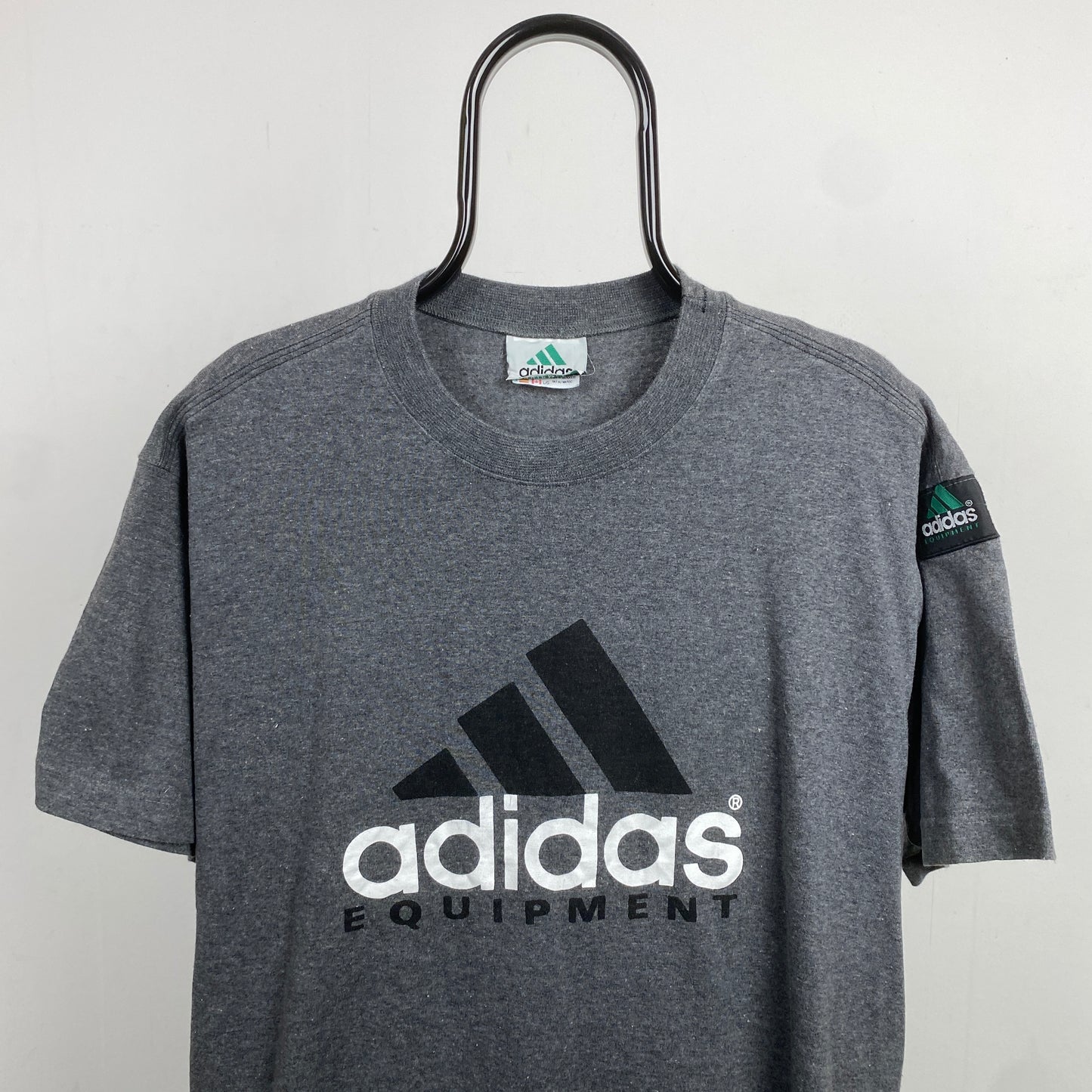 90s Adidas Equipment T-Shirt Grey Large