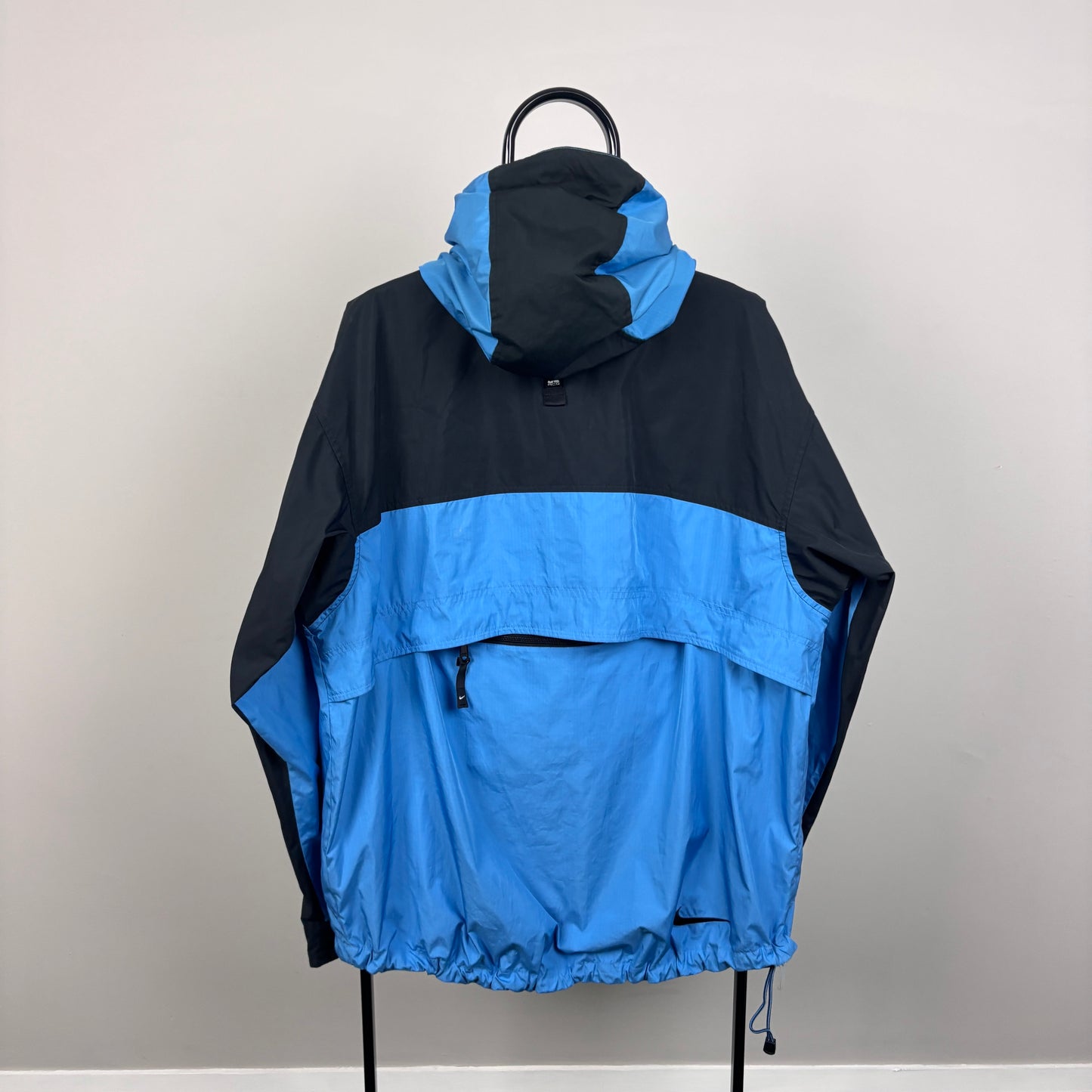 90s Nike ACG Packable Windbreaker Jacket Blue Medium