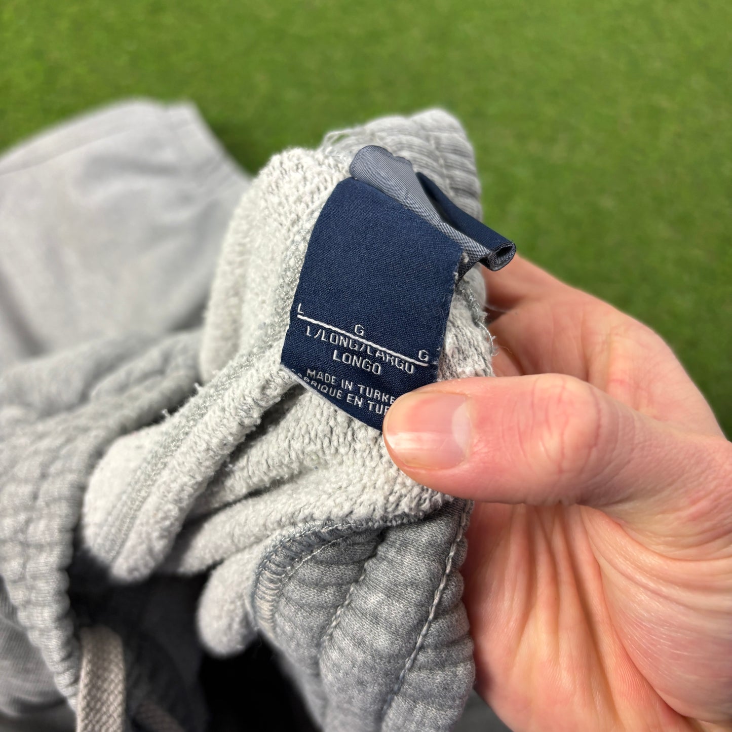 00s Nike Wide Leg Cotton Joggers Grey Large