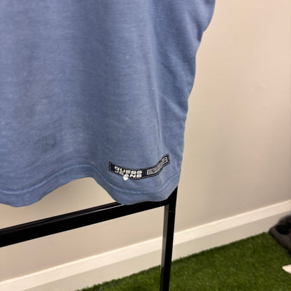 90s Guess Boxy Fit T-Shirt Blue Medium