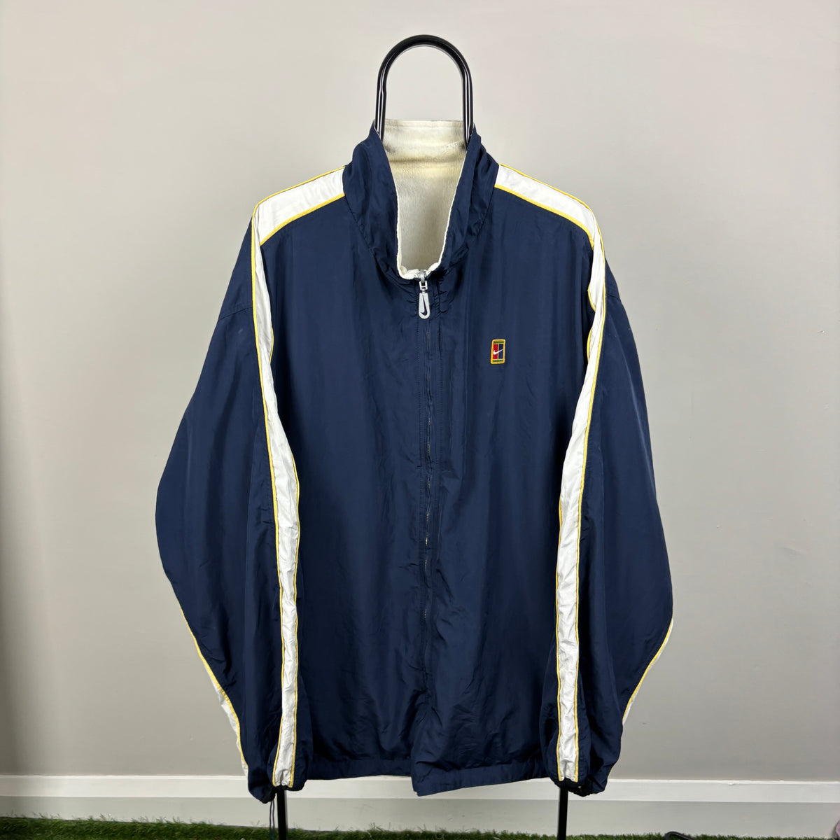 90s Nike Challenge Court Reversible Jacket Blue XL