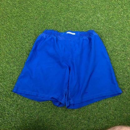 00s Nike Brazil Football Shorts Blue XS