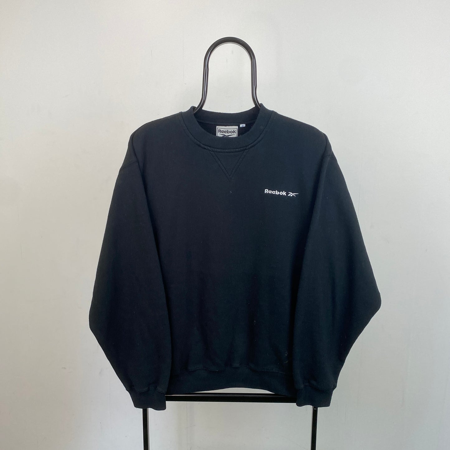 Retro Reebok Sweatshirt Black Small