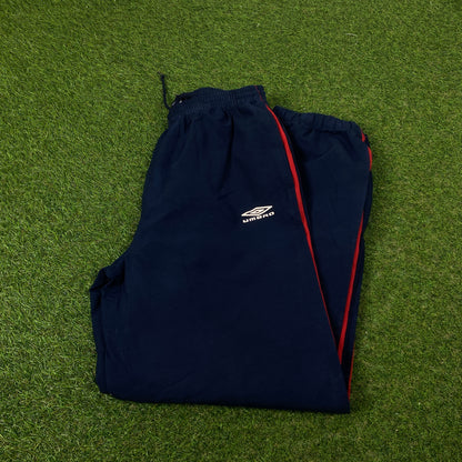 00s Umbro Piping Joggers Blue Small