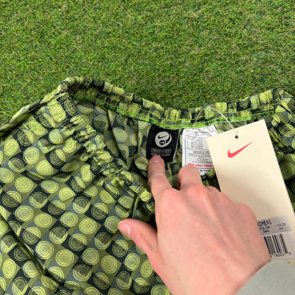 00s Nike Funky Shorts Green XS