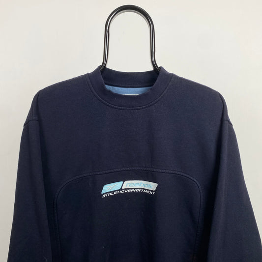 Retro Reebok Sweatshirt Blue Medium