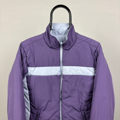 00s Nike Reversible Puffer Jacket Purple Medium