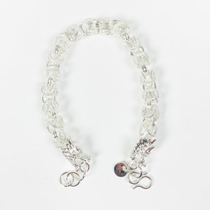 Retro Dragon Bracelet Necklace Chain Silver