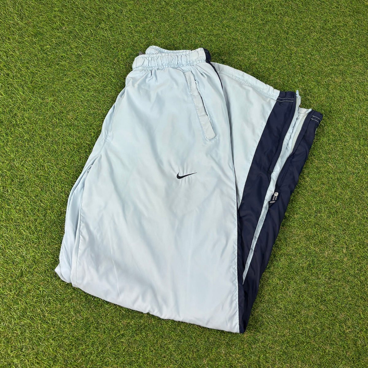 00s Nike Piping Joggers Baby Blue XS