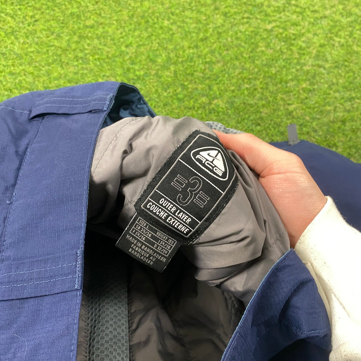 00s Nike ACG Ski Salopettes Trousers Joggers Blue Medium