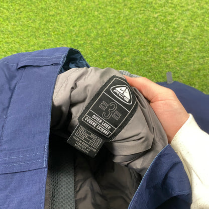 00s Nike ACG Ski Salopettes Trousers Joggers Blue Medium