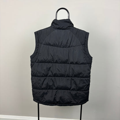 00s Nike Puffer Gilet Jacket Black Medium