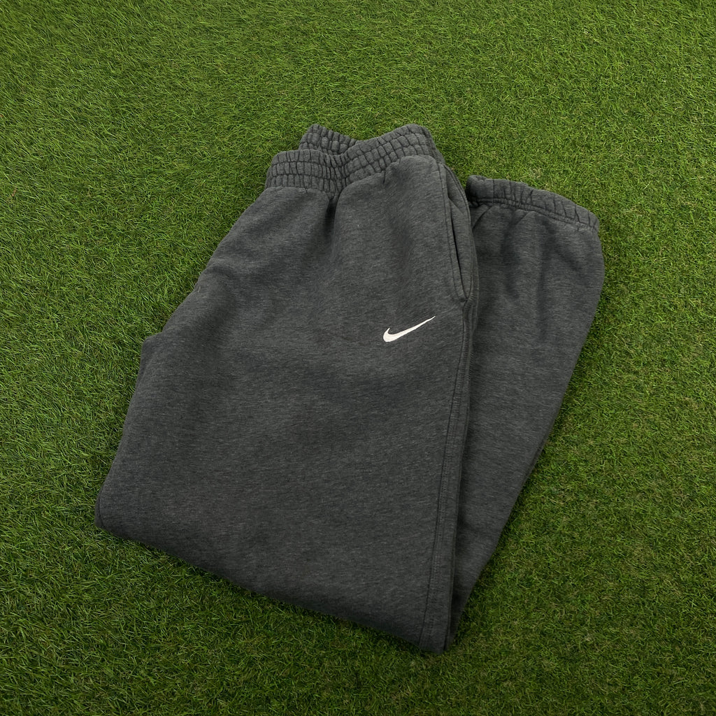 00s Nike Wide Leg Cotton Joggers Grey XL