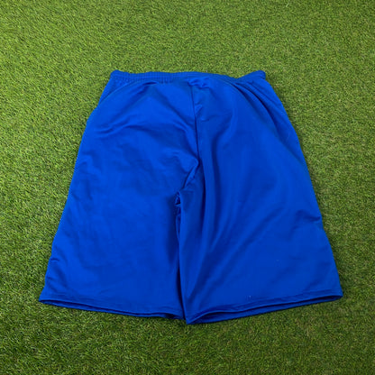 90s Nike Basketball Shorts Blue Small