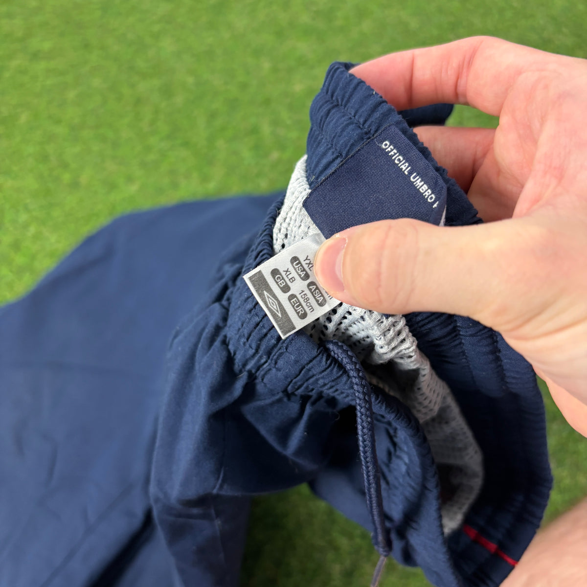 00s Umbro Piping Joggers Blue Small