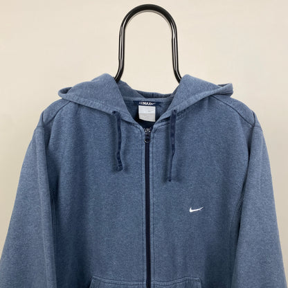 00s Nike Air Max Zip Hoodie Blue Large