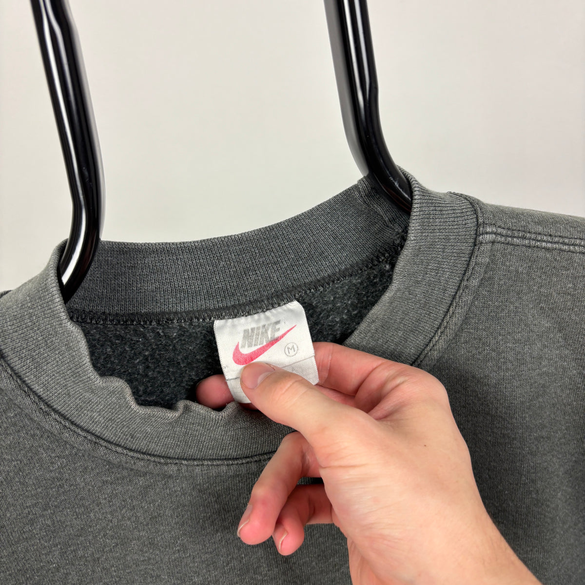 90s Nike Sweatshirt Grey Medium