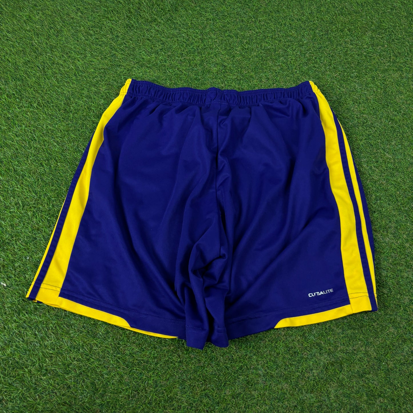 00s Adidas Shiny Shorts Purple XL