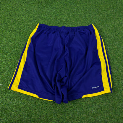 00s Adidas Shiny Shorts Purple XL