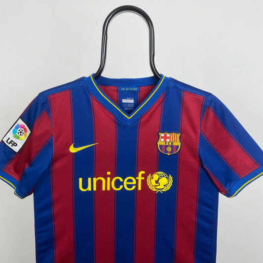 00s Nike Barcelona Football Shirt T-Shirt Red XS