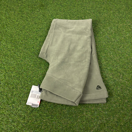 00s Nike ACG Fleece Joggers Green Womens XS