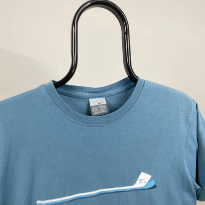 00s Nike Air T-Shirt Blue Medium