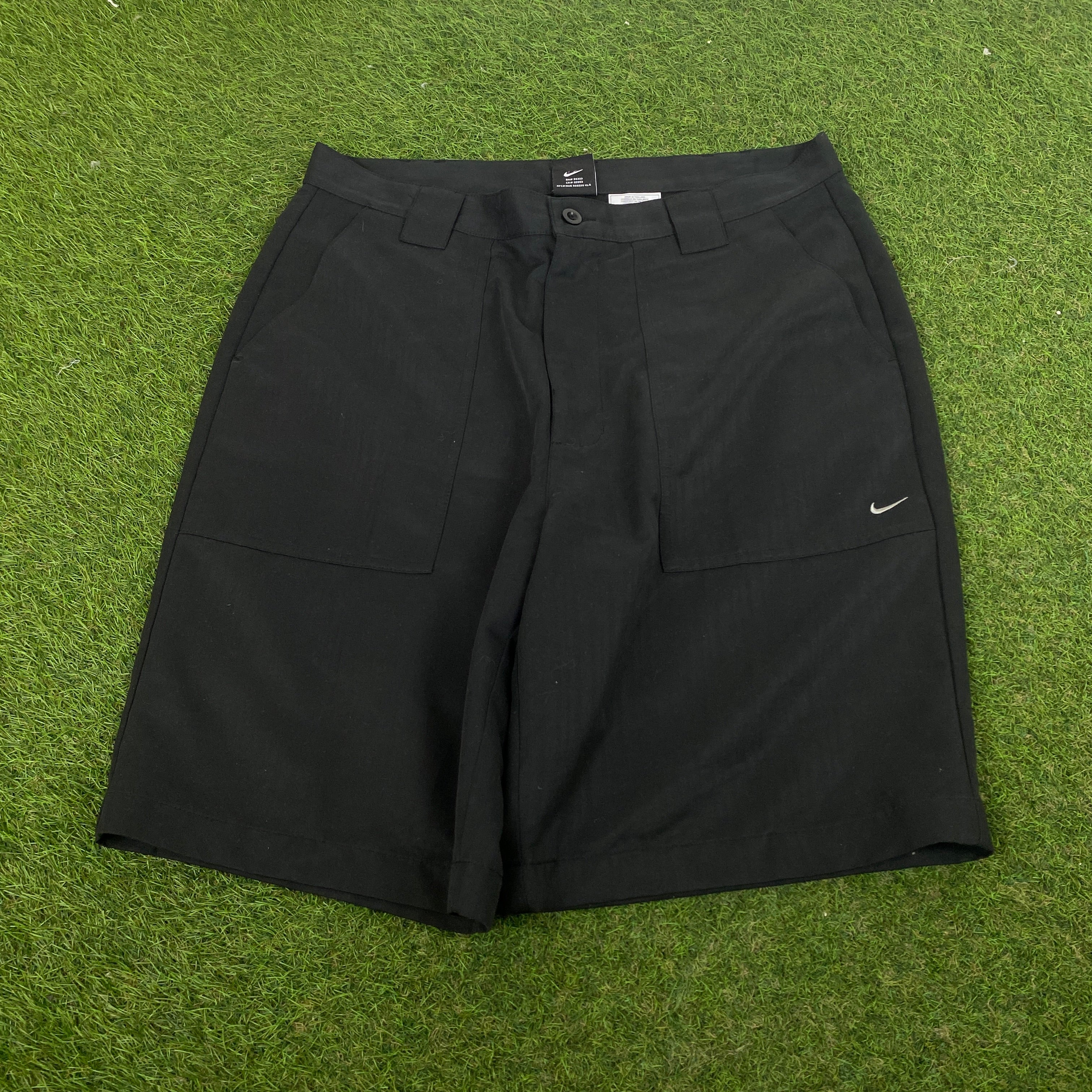 00s Nike Golf Cargo Shorts Black Medium Clout Closet