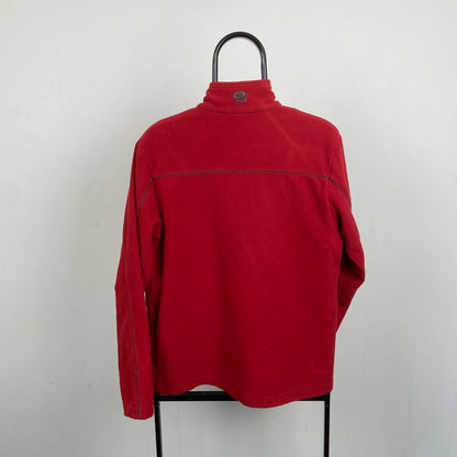 Retro Mountain Hardware Fleece Sweatshirt Red Medium