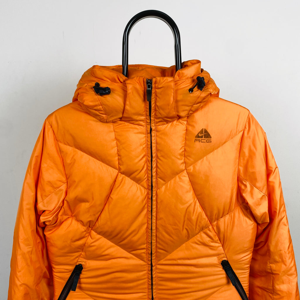 00s Nike ACG Puffer Jacket Orange Small