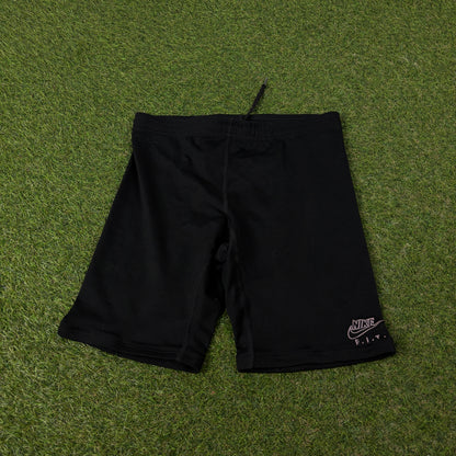 90s Nike Stretchy Shorts Black Small