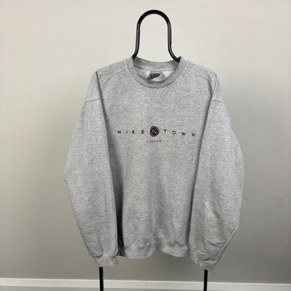 90s Nike Town London Sweatshirt Grey XL