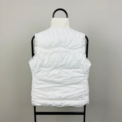 00s Nike Reversible Puffer Gilet Jacket White Medium