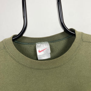 90s Nike Athletics Sweatshirt Green Large